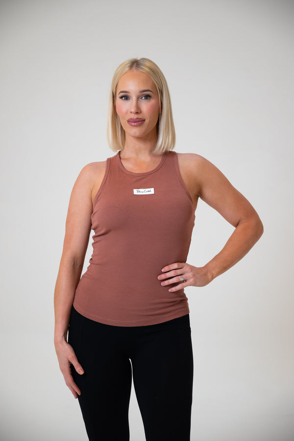 Elevate Tank Top - Brown