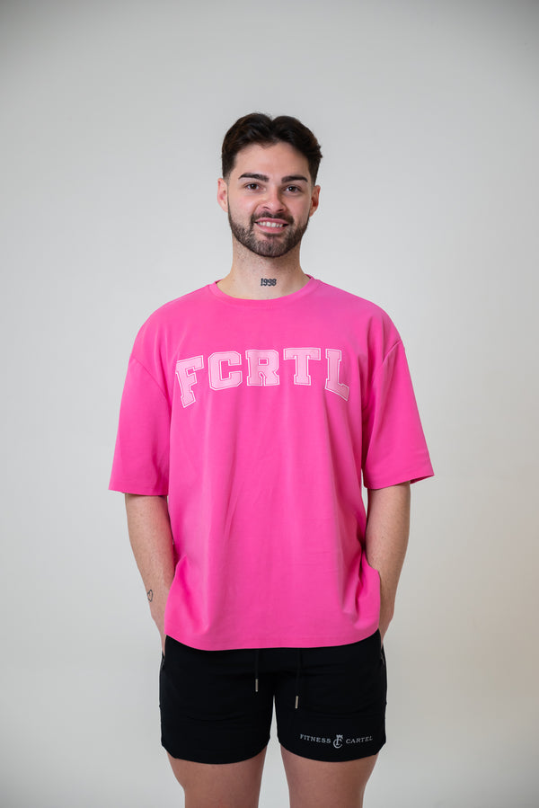 Over Size Tee - Hot Pink