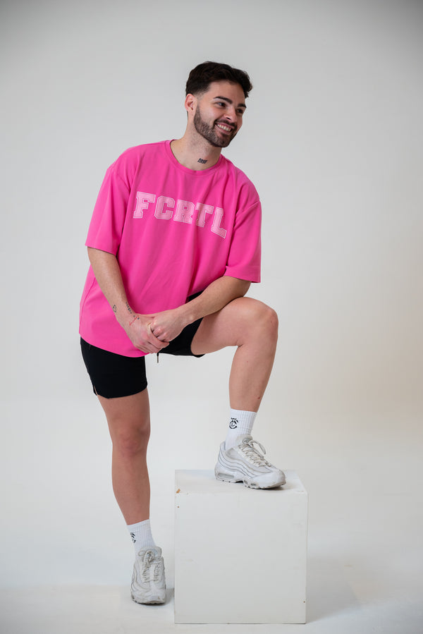 Over Size Tee - Hot Pink