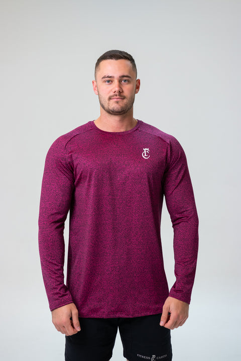 Mens Long Sleeve Burgundy