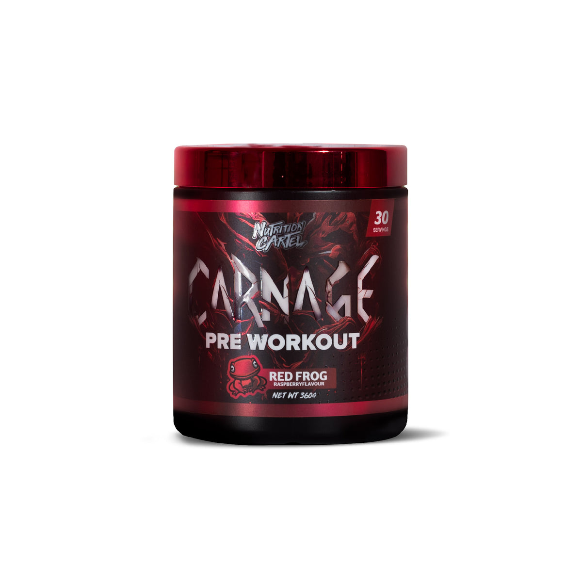 Nutrition Cartel Carnage Red Frog Raspberry Fitness Cartel Apparel