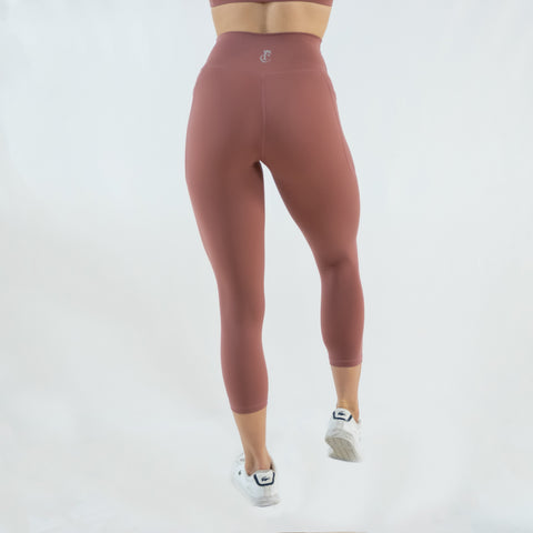 7/8 Length Pocket Tights Rose