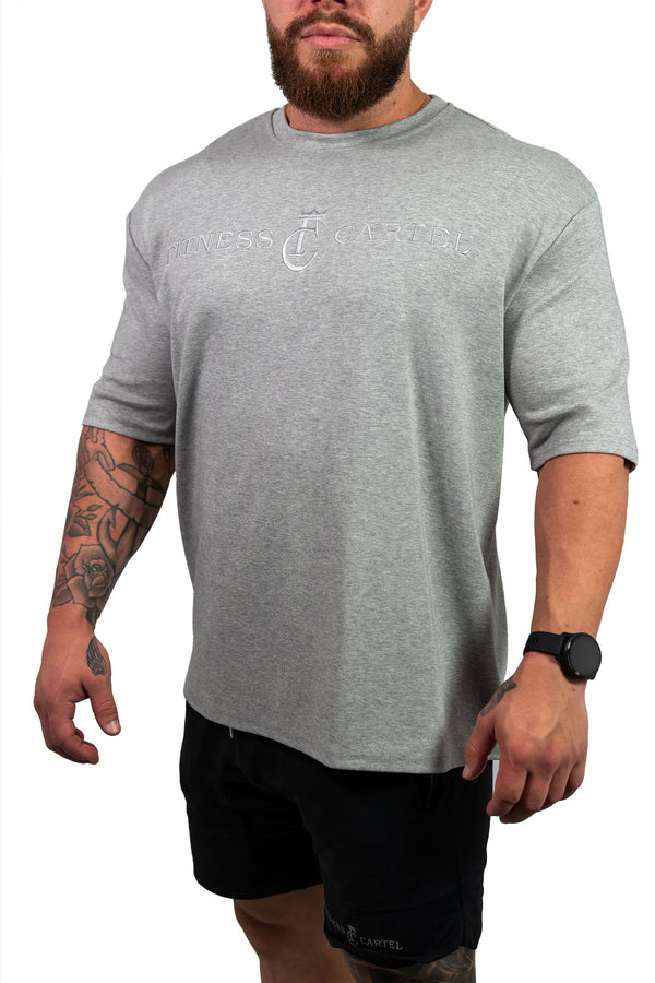 Mens Over Sized Tee Grey