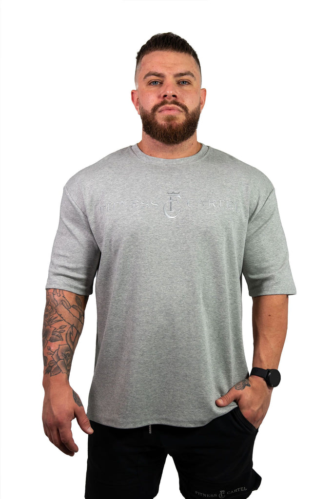 Mens Over Sized Tee Grey
